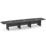Office Source OS Laminate 16' Boat Shaped Boardroom Table OSCB16 (Available with Power!)