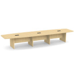 Office Source OS Laminate 16' Boat Shaped Boardroom Table OSCB16 (Available with Power!)