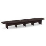 Office Source OS Laminate 20' Boat Shaped Boardroom Table OSCB20 (Available with Power!)