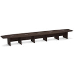  Office Source OS Laminate 22' Boat Shaped Boardroom Table PLCB22 (Available with Power!) 