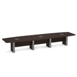  Office Source OS Laminate 16' Boat Shaped Boardroom Table PLCBELP16 (Available with Power!) 