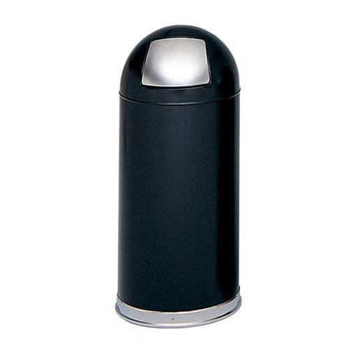 Safco Products Safco Push Door Dome Top Receptacle 9636 