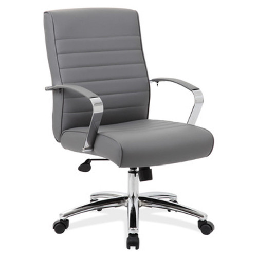  Office Source Studio Collection Contemporary Easy Clean Vinyl Conference Chair 696V 