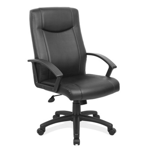  Office Source Advantage Collection Black Vinyl Executive Chair 1201V 