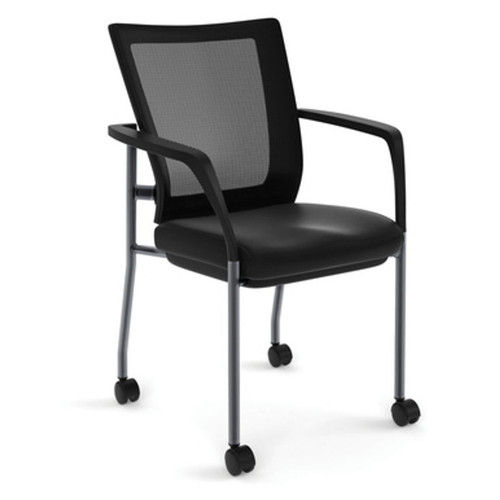  Office Source CoolMesh Antimicrobial Stacking Chair 7944GNSA 