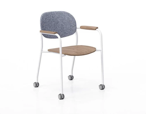 KFI Studios KFI Tioga Chair with PET Felt Back and Laminate Seat CS8501