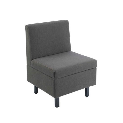 Safco Movvi Modular Single Seat Chair MISSBN
