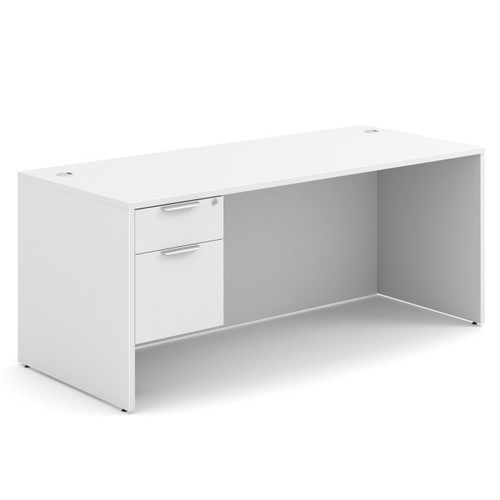  Office Source OS Laminate 71"W x 30"D Executive Desk SGLHDPL105 