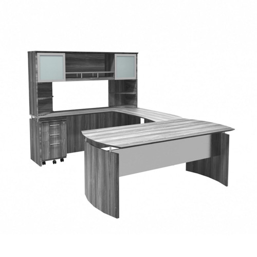 Mayline Group Mayline Medina Executive U-Shaped Workstation MEAT02