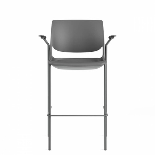 Global Total Office Global Rebound Easy Clean Bar Stool with Arms R5BSAPP 