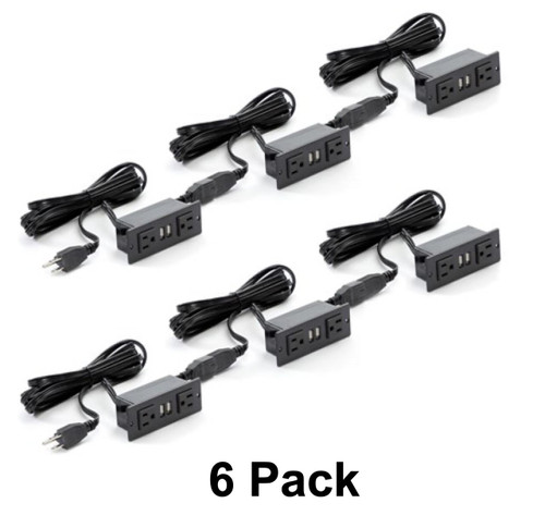 Safco Products Safco 6-Pack of MRPM3 Daisy Chained Power Modules 