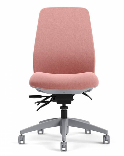 Ergonomic armless shop office chair