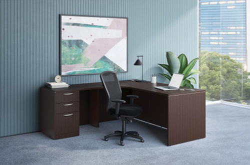  Office Source 71" x 72" L Shaped OS Laminate Desk OSTYP309 