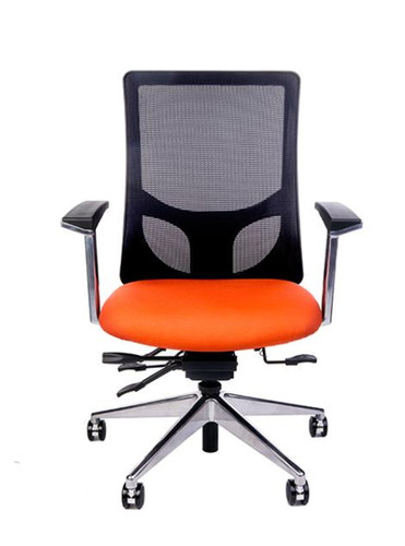  RFM Preferred Seating Evolve Manager's High Back Mesh Conference Chair with Polished Accents 