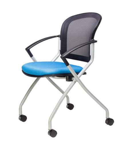 RFM Preferred Seating Link Mesh Back Training Room Chair with Arms