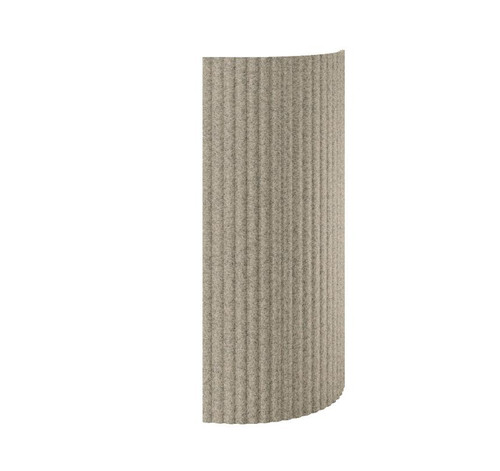KFI Studios Calm Collection Curved PET Felt Privacy Screen 8100-CRV   KFI Studios Calm Collection Curved PET Felt Privacy Screen 8100-CRV
