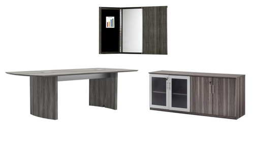Mayline Group Mayline Medina 3 Piece Conference Room Furniture Set (Available with Power!) 