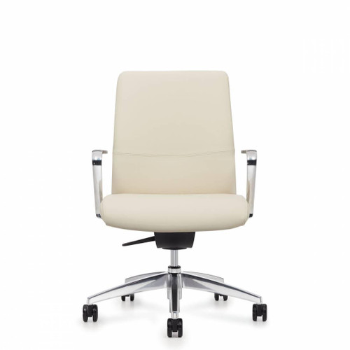 Global Total Office Global Include Series Mid Back Weight Sensing Synchro-Tilter Fixed Arm Office Chair IN30AMB 
