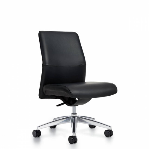 Global Total Office Global Include Series Mid Back Armless Weight Sensing Synchro-Tilter Office Chair IN30NMB 
