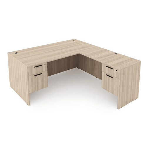  i5 Industries Rayne 71" x 72" Reversible L-Desk with Drawers RN-D7172P-3 