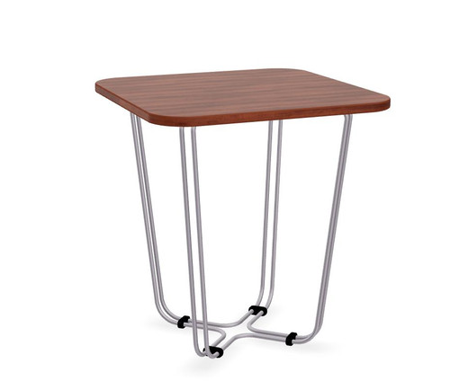  Special-T Bent Wire Collection 22"H Axi Soft Square End Table 