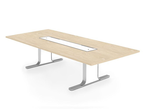 SurfaceWorks Rapport Powered 120" x 48" Modern Conference Table   SurfaceWorks Rapport Powered 120" x 48" Modern Conference Table