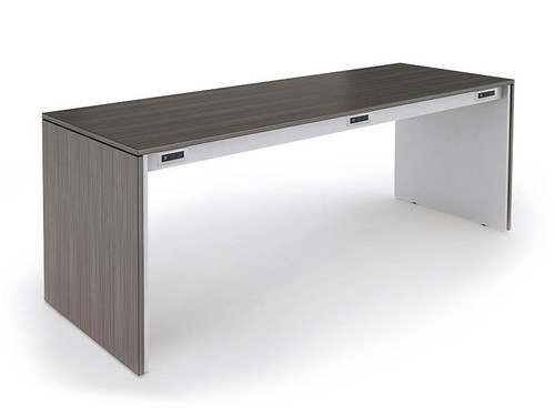  SurfaceWorks Rapport 42"D x 96"W x 36"H Counter Height Collaborative Island with 6 Power Modules 