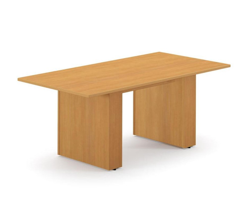 HPFI Furniture 96"W x 48"D Rectangular Conference Table with Box Bases- HPFI Hyperwork Collection 