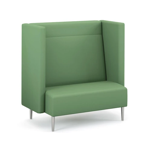 HPFI Furniture HPFI Eve Lounge Collection Loveseat Banquette with Privacy Panel Arms 5875UAH 
