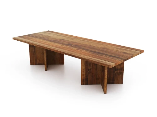  Iron Age Elizabeth Collection Butcher Block Wood Conference Table (Size & Power Options) 