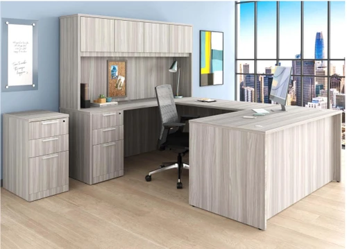  i5 Industries Rayne Reversible U-Desk Configuration with Storage 