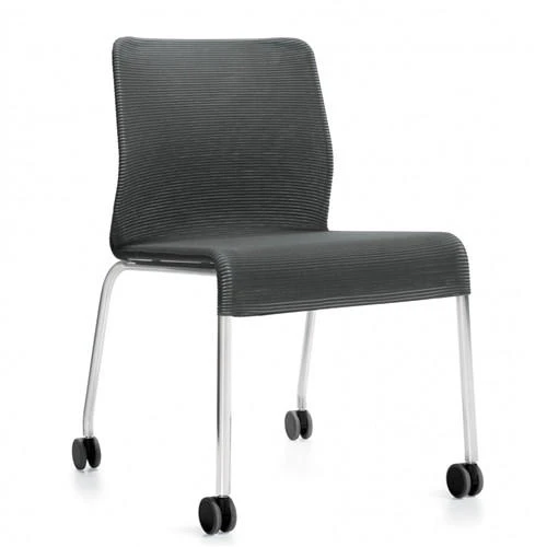 Global Total Office Global Lite Series Armless Mesh Side Chair with Casters (24 Color Options Available!)