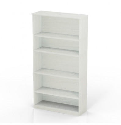 Mayline Group 5 Shelf Medina Series Sea Salt Finished Bookcase MVB5TSS by Mayline