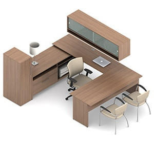 Global Total Office Global Princeton Modular Executive Desk A3M