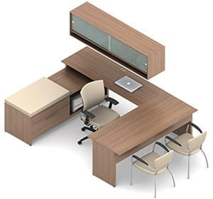 Global Total Office Global Princeton Modular Executive Desk A4G