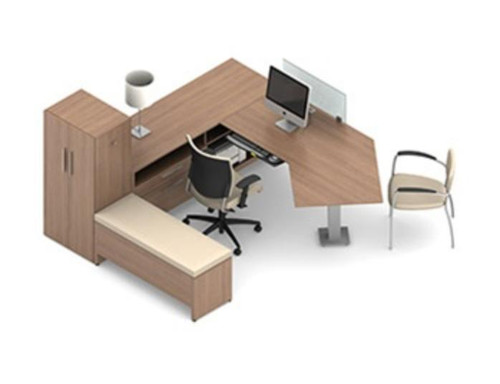Global Total Office Global Princeton Modular Office Desk B1-3D