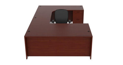 Cherryman Office Furniture Cherryman Amber Collection U-Desk Configuration AM-353R 