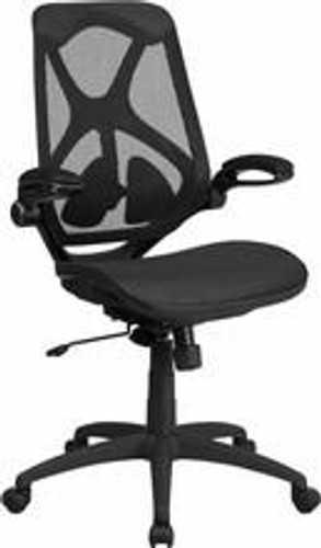  Flash Furniture HL-0013T-GG Ergonomic Swivel Chair with Mesh Seat and Back 