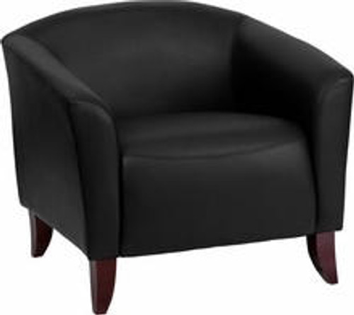  Flash Furniture Imperial Series Black Leather Lounge Chair 