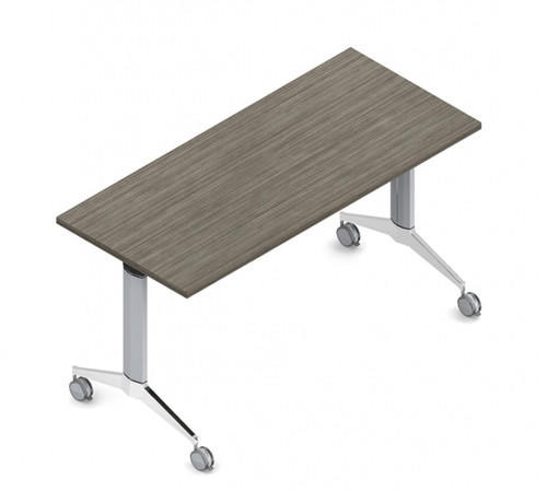 Global Total Office Global Terina 24" x 54" Mobile Training Table GFT2454R