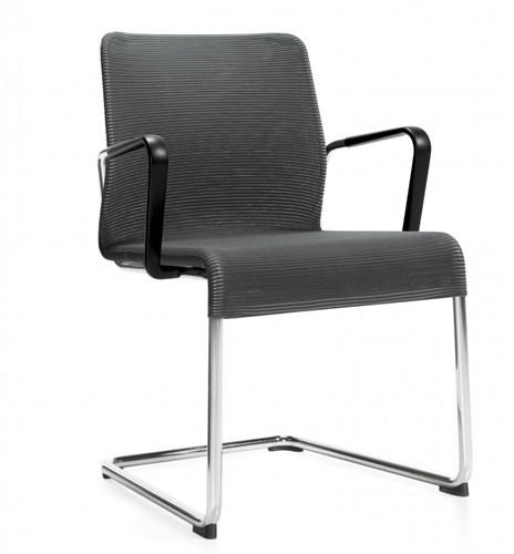 Global Total Office 5945 Lite Series Sled Base Mesh Reception Chair (24 Color Options Available!)