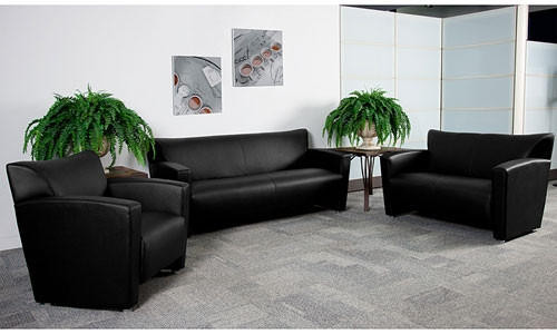  Flash Furniture Majesty Leather Lounge Furniture Set 
