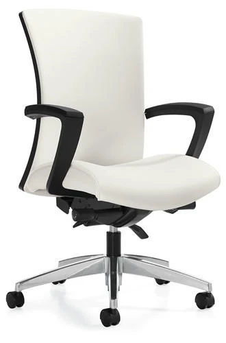 Global Total Office Global Vion 6331-0-C High Back Ergonomic Office Chair with Conference Arms