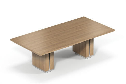 Global Zira Series 12' Boat Shaped Boardroom Table