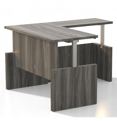 Mayline Group Mayline Aberdeen Height Adjustable L-Desk AT58