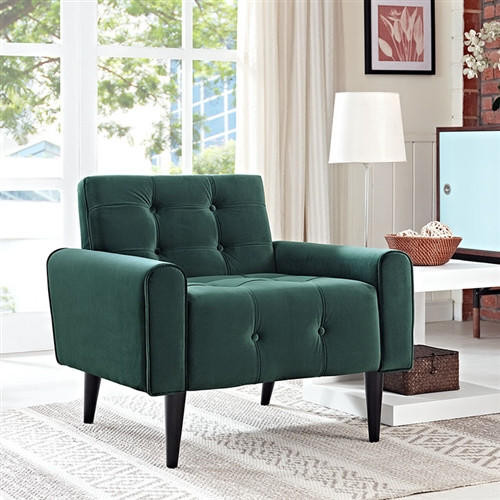  Modway Delve Contemporary Velvet Armchair (4 Color Options!) 