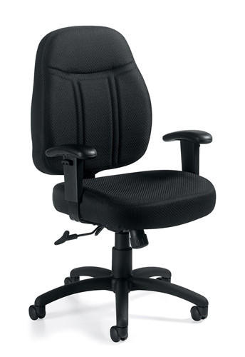  Offices To Go 11651 Mid Back Tilter Chair with Arms 