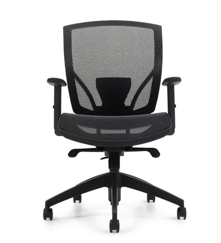 Offices To Go 2821 Black Mesh Synchro Tilt Task Chair