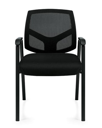Offices To Go Executive Mesh Back Side Chair OTG11512B Offices To Go Executive Mesh Back Side Chair OTG11512B