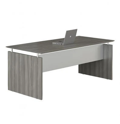 Mayline Group Mayline Medina 63" x 36" Straight Front Gray Steel Laminate Desk